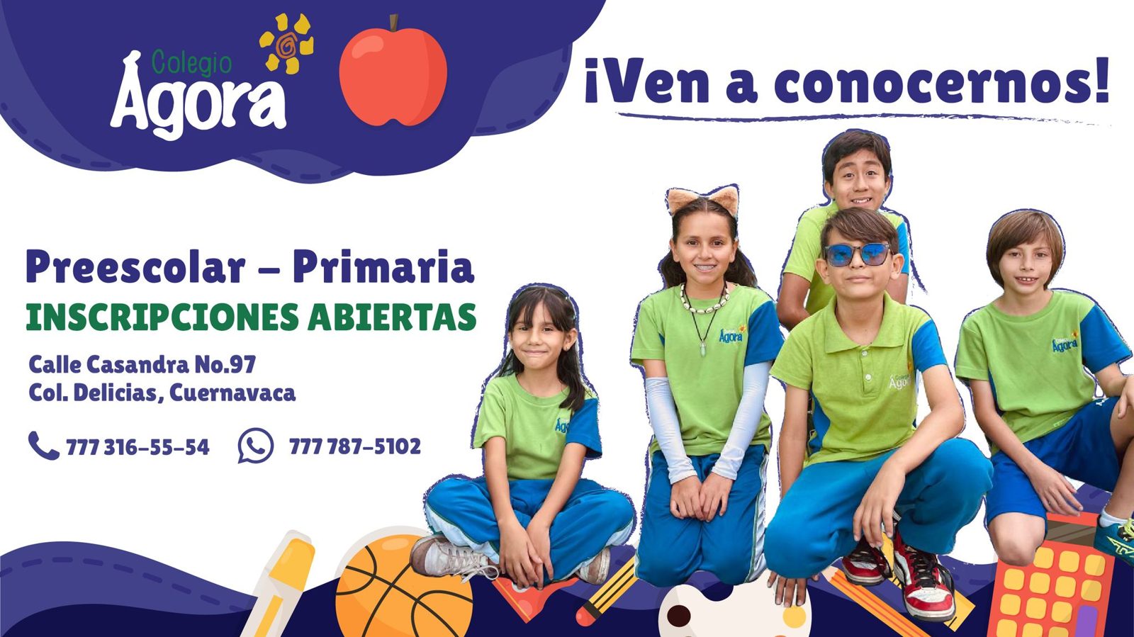 Colegio Agora de Morelos portada